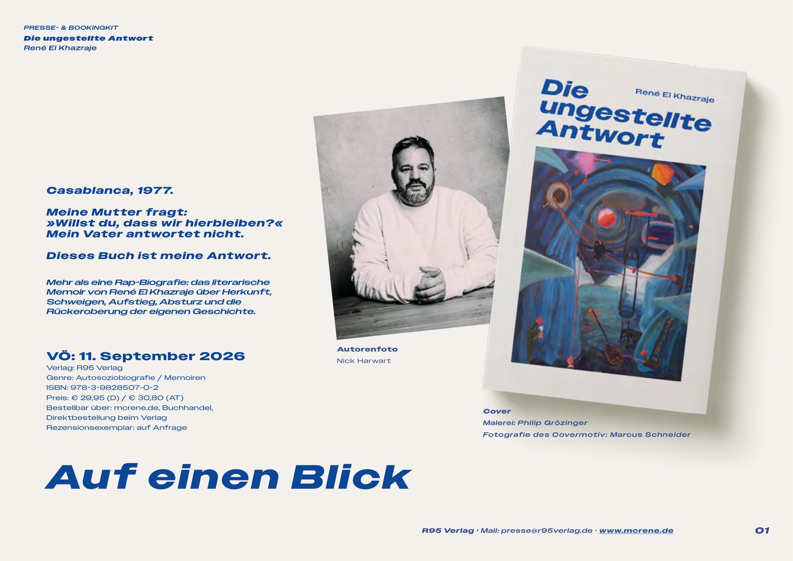 MC Rene liest in Heidelberg: Die ungestellte Antwort am 9. Oktober in der Stadtbücherei